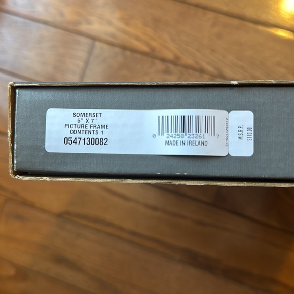 Waterford Crystal Somerset 5x7 Fame in Original Dust Bag & Box NWT - Picture 5 of 15